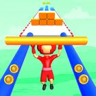 roof rails 3d-fat pusher giant roof rush rail run أيقونة