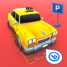 Taxi auto parkeren spellen jam meester- Auto park-icoon