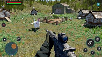 FPS Chicken Shoot Offline Game Affiche