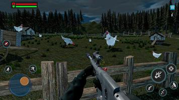 FPS Chicken Shoot Offline Game ảnh chụp màn hình 3