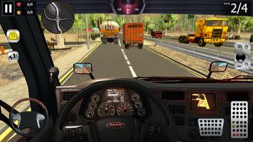 Cargo Truck Driving Simulator ảnh chụp màn hình 1