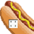 Food Color By Number Burger Pixel Art APK