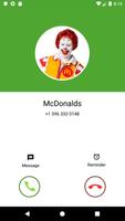 Fake call from Mcdonald's Affiche