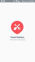 Food Stations -  Online Food Ordering System & App Affiche