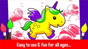 Unicorn Coloring ảnh chụp màn hình 1