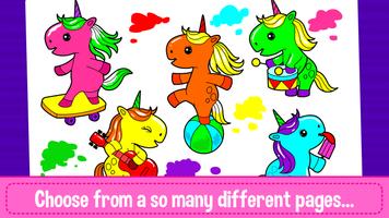 Unicorn Coloring screenshot 2