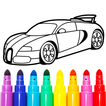 Learn Coloring & Drawing Car Games for Kids
