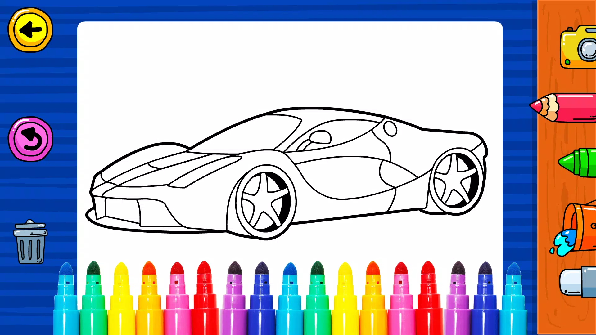 570  Car Coloring Pages Games Best