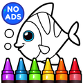 Learning & Coloring Game for Kids & Preschoolers