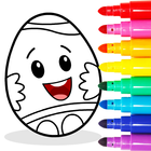 Easter Egg - Coloring Game आइकन