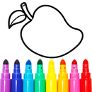 Fruits Coloring Pages - Game for Preschool Kids APK