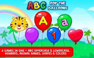 Balloon Pop : Preschool Toddlers Games for kids ポスター