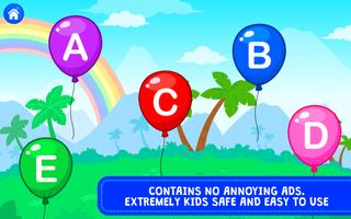 Balloon Pop : Preschool Toddlers Games for kids capture d'écran 1