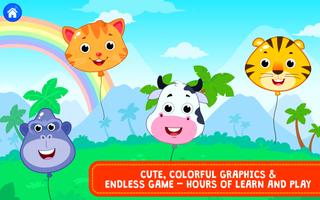 Balloon Pop : Preschool Toddlers Games for kids capture d'écran 3