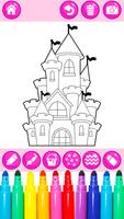Princess Glitter Coloring Book and Girl Games スクリーンショット 3