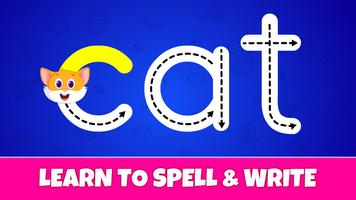 ABC Spelling Games for Kids Plakat