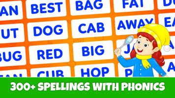 ABC Spelling Games for Kids capture d'écran 2