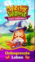 Witchy Wizard Match 3 Puzzle Plakat