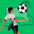 Footy Soccer Kick Zeichen