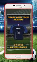 Poster Football Jersey Maker: Name on