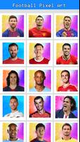 Football Celebrity Pixel Art A Affiche