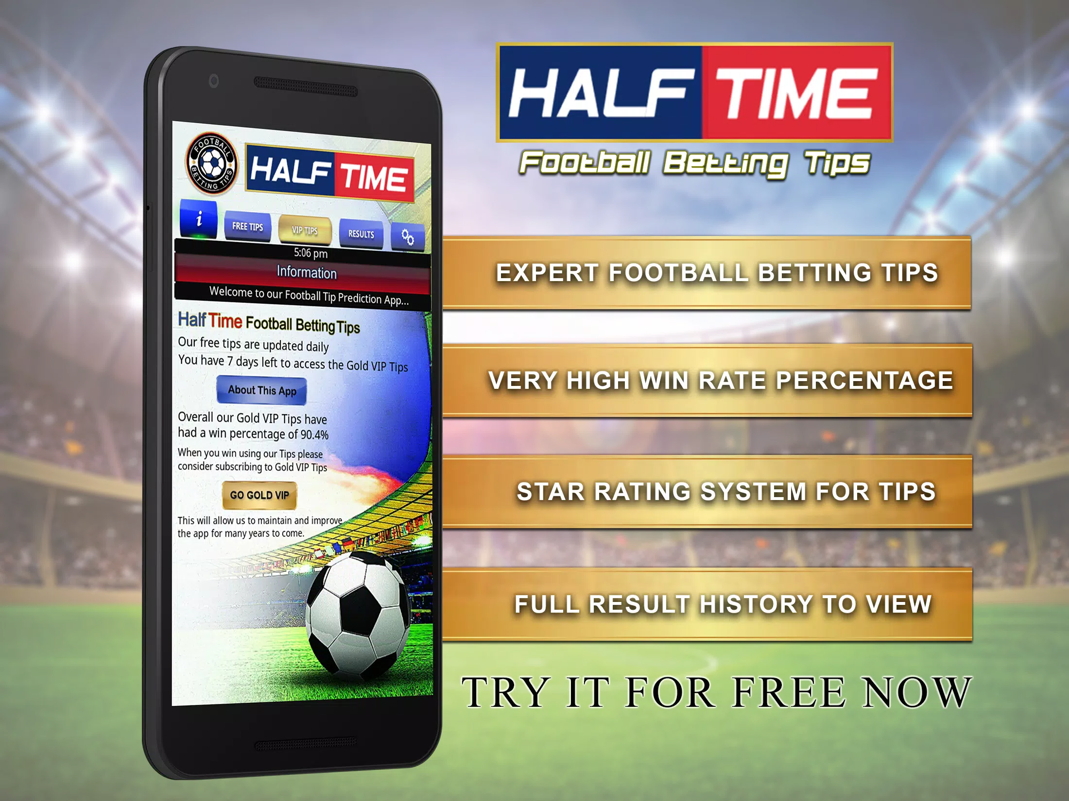 Half Time football betting tip APK for Android Download