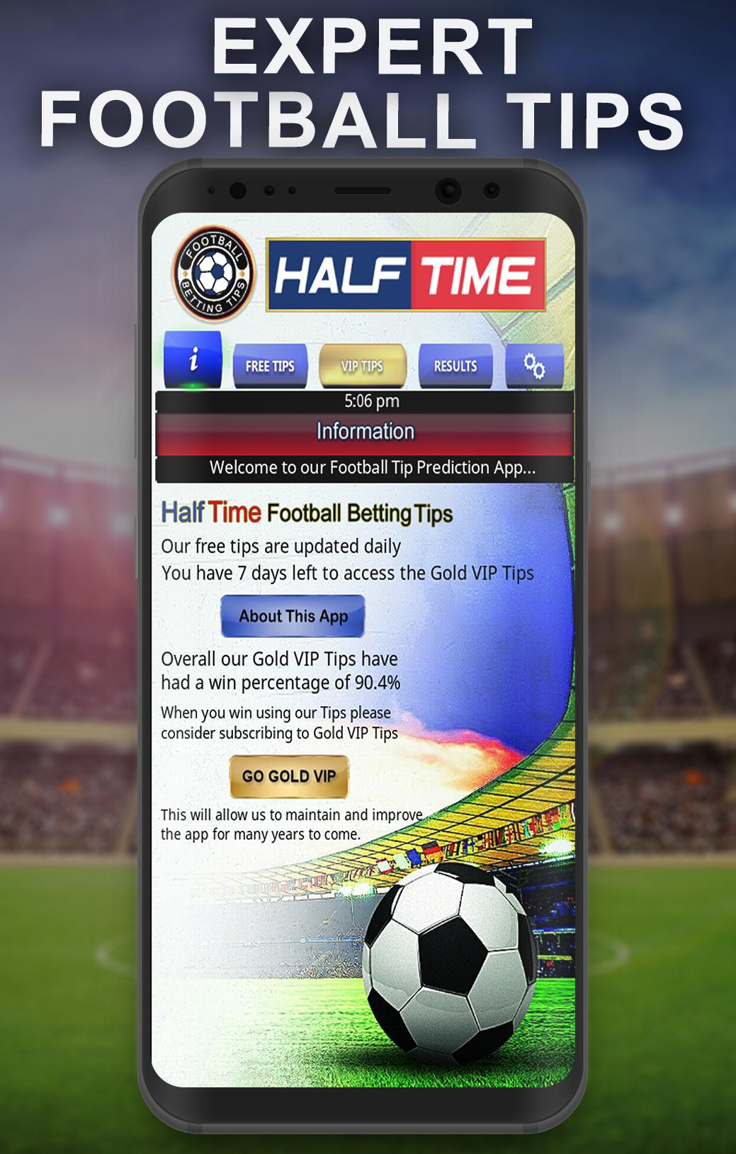 Half Time Football Betting Tips pour Android - Téléchargez l&#39;APK