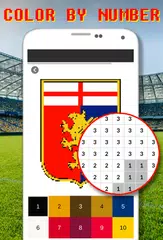 Football Logo Color By Numbers XAPK Herunterladen