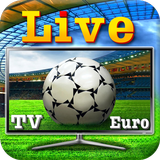 Live voetbal TV Euro-icoon