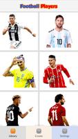Football Players Color by Number - Pixel Art Games Ekran Görüntüsü 1