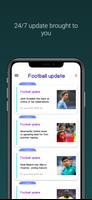 برنامه‌نما Football update عکس از صفحه