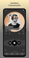 Material2 PowerAmp v3 Skin Ekran Görüntüsü 2