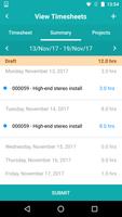 AX Timesheets App for Dynamics screenshot 2