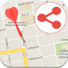 Share My Location: GPS Tracker आइकन