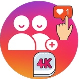 Abonnés 4K - followers et likes pour Instagram icône