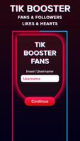 Tik Booster - Fans & Followers & Likes & Hearts poster