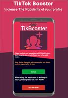 TikBooster Get Real Followers for Tik  👑 tok poster