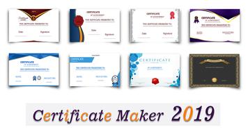 Certificate Maker editor creater app スクリーンショット 1