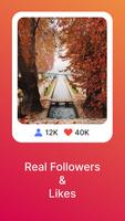 Real Followers & Likes Fast + โปสเตอร์