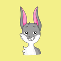 WhatsApp WAStickerApps的兔子貼紙