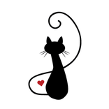 WAStickerApps Schwarze Katzen 