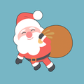 ”Christmas WAStickerApps - Santa Claus Stickers