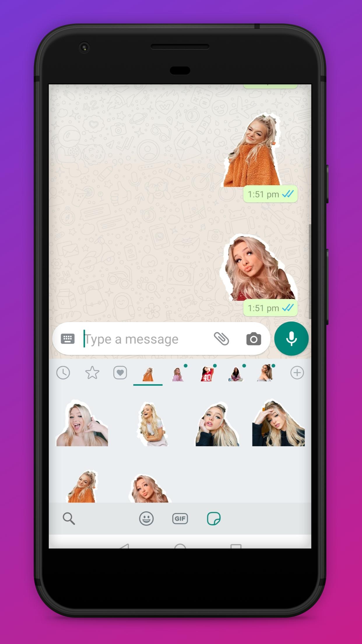 Zoe Laverne Stickers For Whatsapp For Android Apk Download