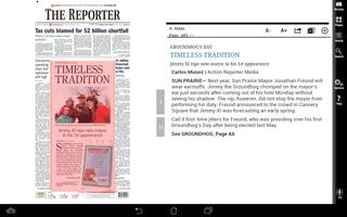 Reporter eNewspaper capture d'écran 3