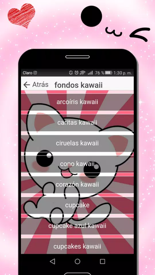 Descarga de APK de fondos de pantalla kawaii tiernos para Android