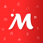 Stylish text number style font ไอคอน
