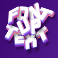 ”Font 3d neon text generator