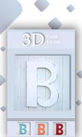 3D Font Editor Artwiz Effects Plakat