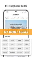 Font Keyboard: Text Fonts+ penulis hantaran