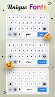 Font Style Keyboard For Typing Plakat